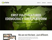 Tablet Screenshot of corllete.com